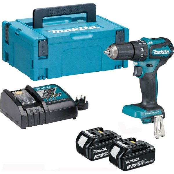 Makita DDF483RFJ 18 Volt -3,0 Ah Lityum Akülü Matkap Vidalama (Çift Akülü)